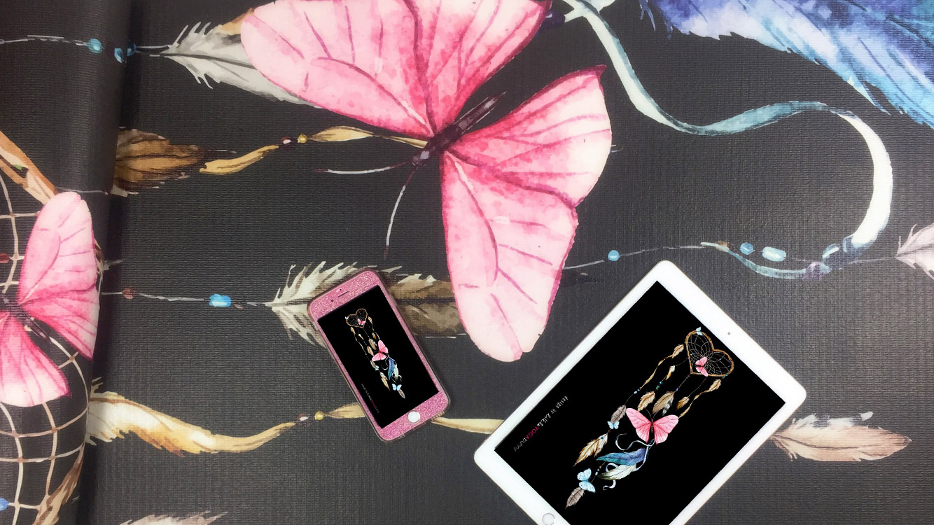 „catch your dream“ Wallpaper fürs Handy und Tablet